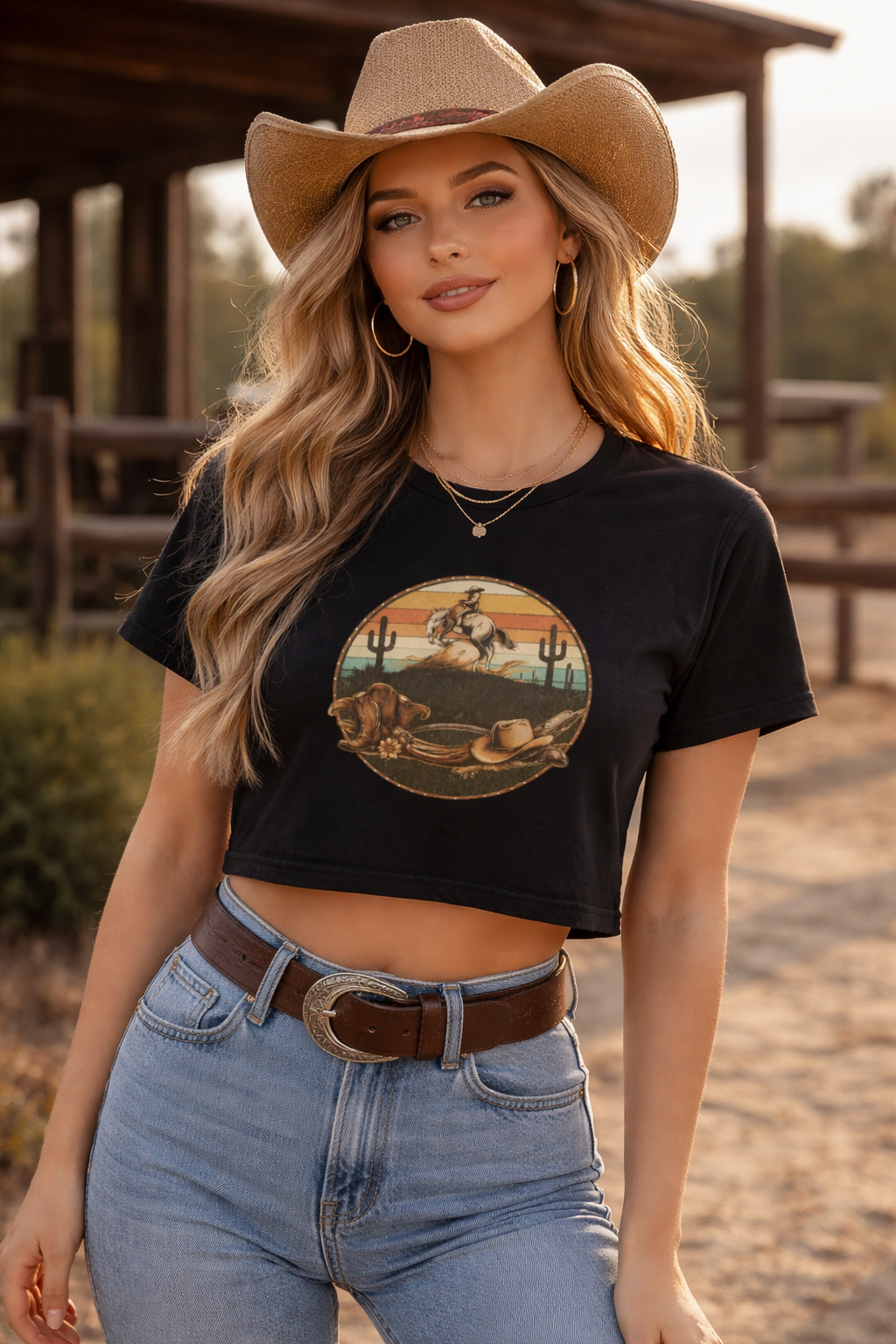 Women's Cropped Boxy Tee 1