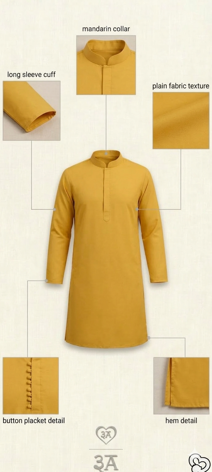 MUSTARD KURTA