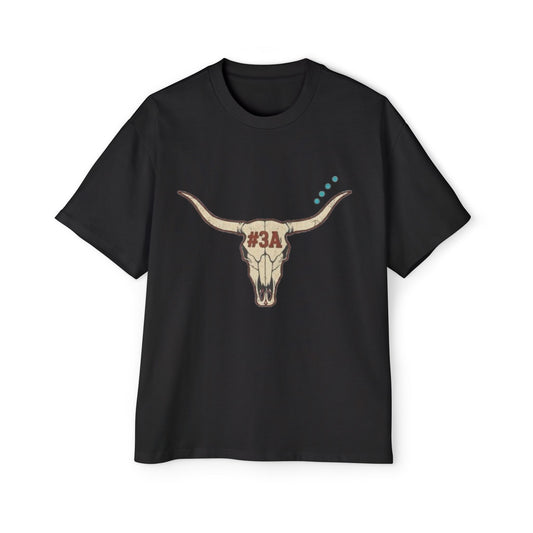Longhorn Skull Tee | #3A Western Ranch Graphic Shirt 1