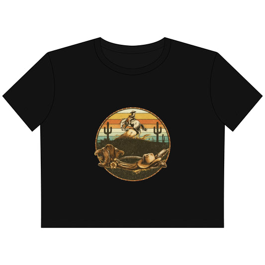 Women's Cropped Boxy Tee  1