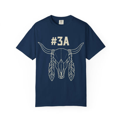 #3A Longhorn Skull T-shirt | Western Boho Graphic Tee