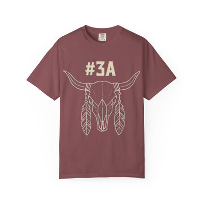 #3A Longhorn Skull T-shirt | Western Boho Graphic Tee