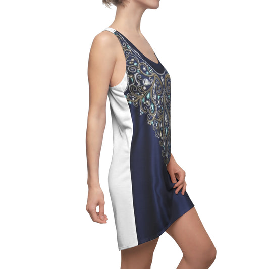 Women's Cut & Sew Racerback Dress (AOP)