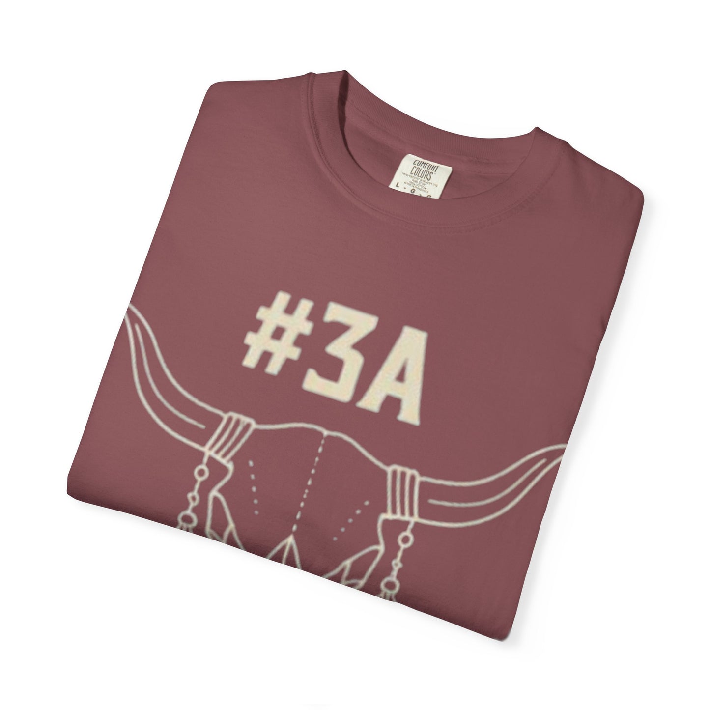#3A Longhorn Skull T-shirt | Western Boho Graphic Tee