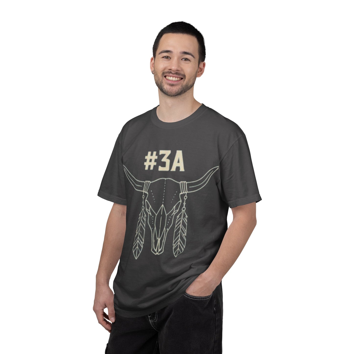 #3A Longhorn Skull T-shirt | Western Boho Graphic Tee