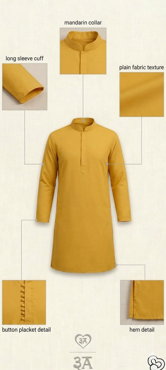 MUSTARD KURTA
