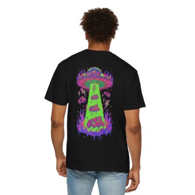 #3A UFO Signal Oversized T-Shirt – Black